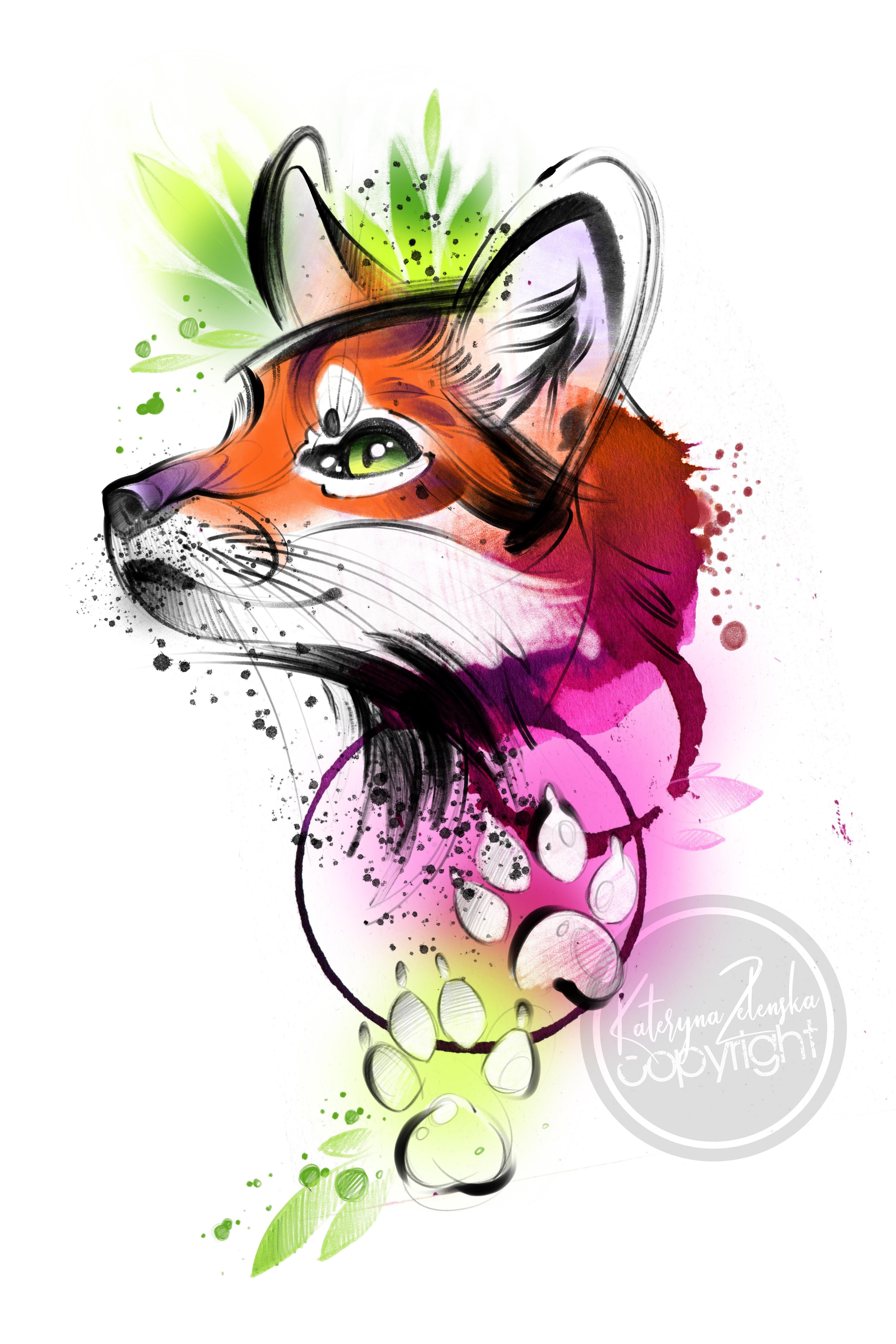 Inksearch tattoo Kateryna Zelenska