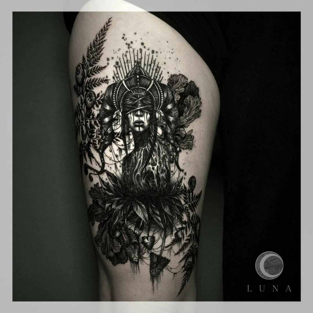 Inksearch tattoo luna tattoo