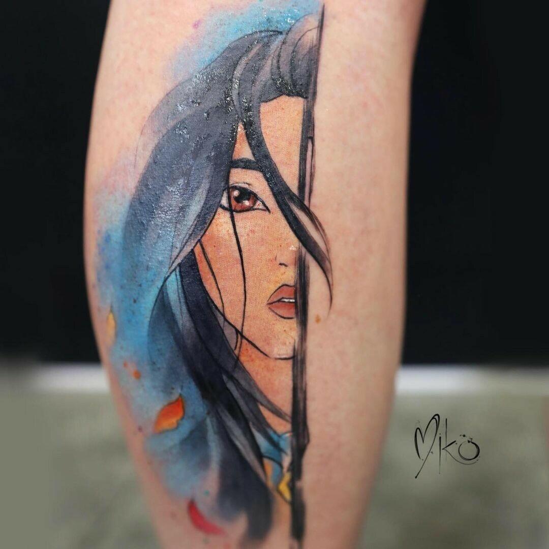Inksearch tattoo Baba na Rowerze Tattoo