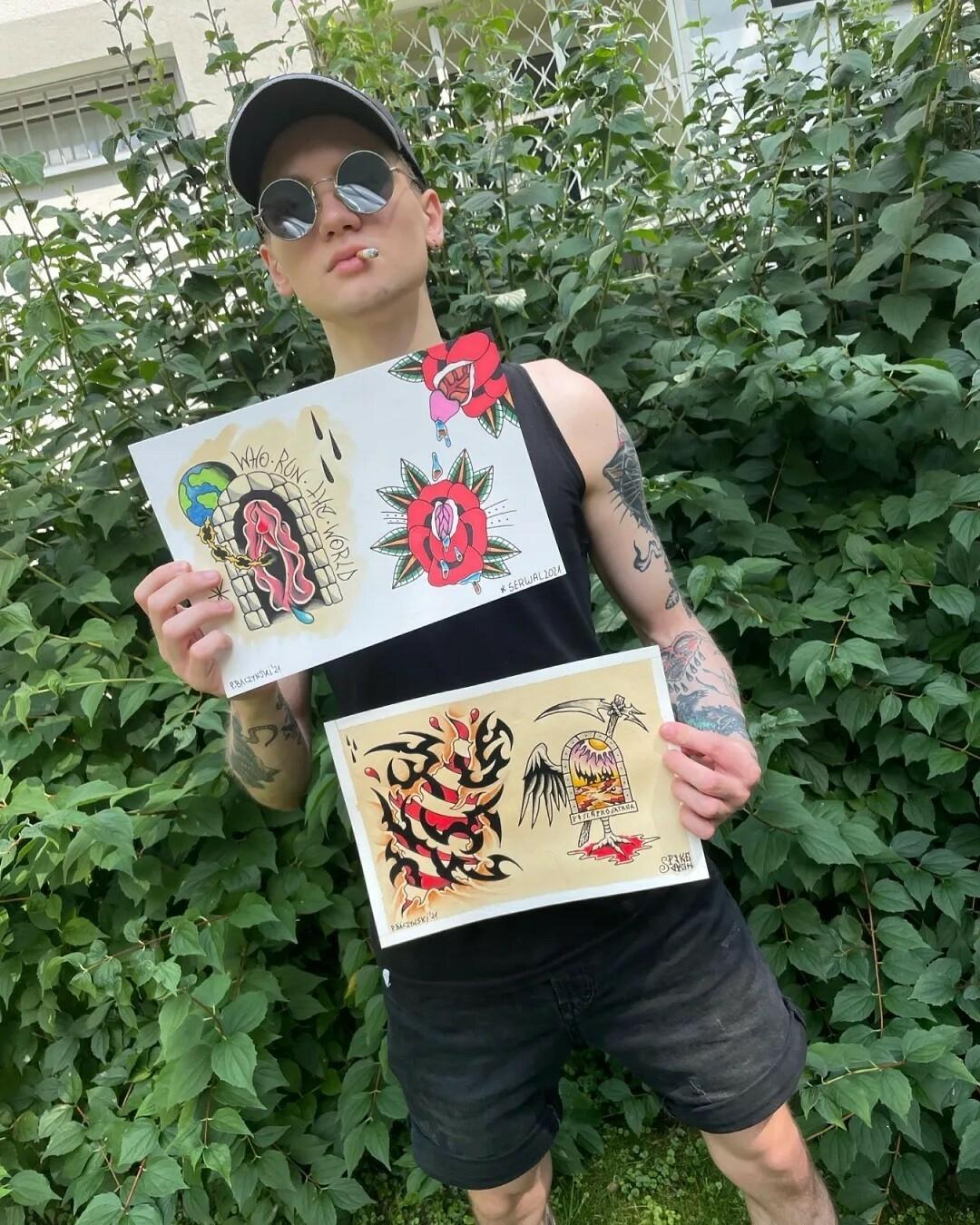 Inksearch tattoo SPIKE HEAD