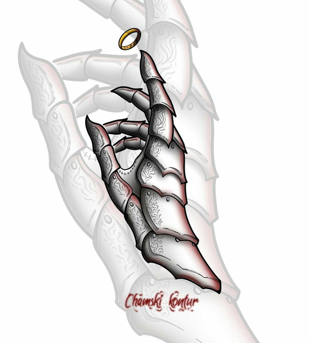 Inksearch tattoo Chamski kontur