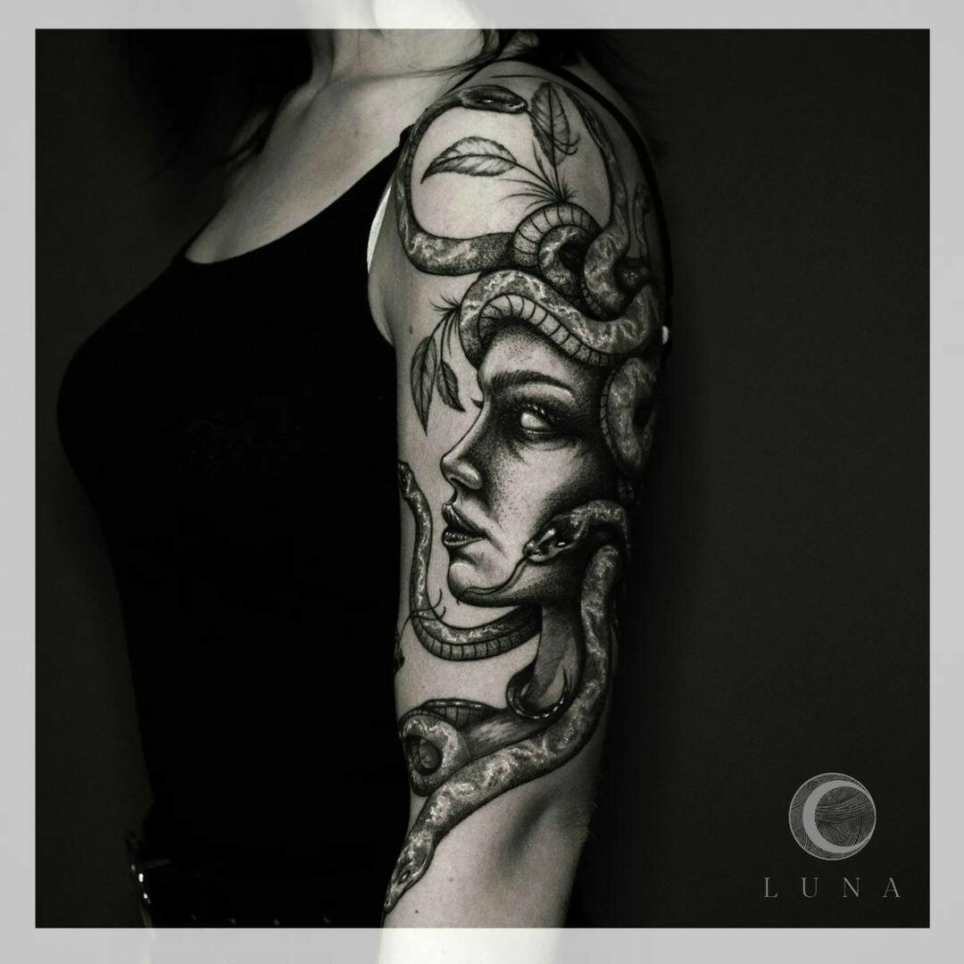 Inksearch tattoo luna tattoo