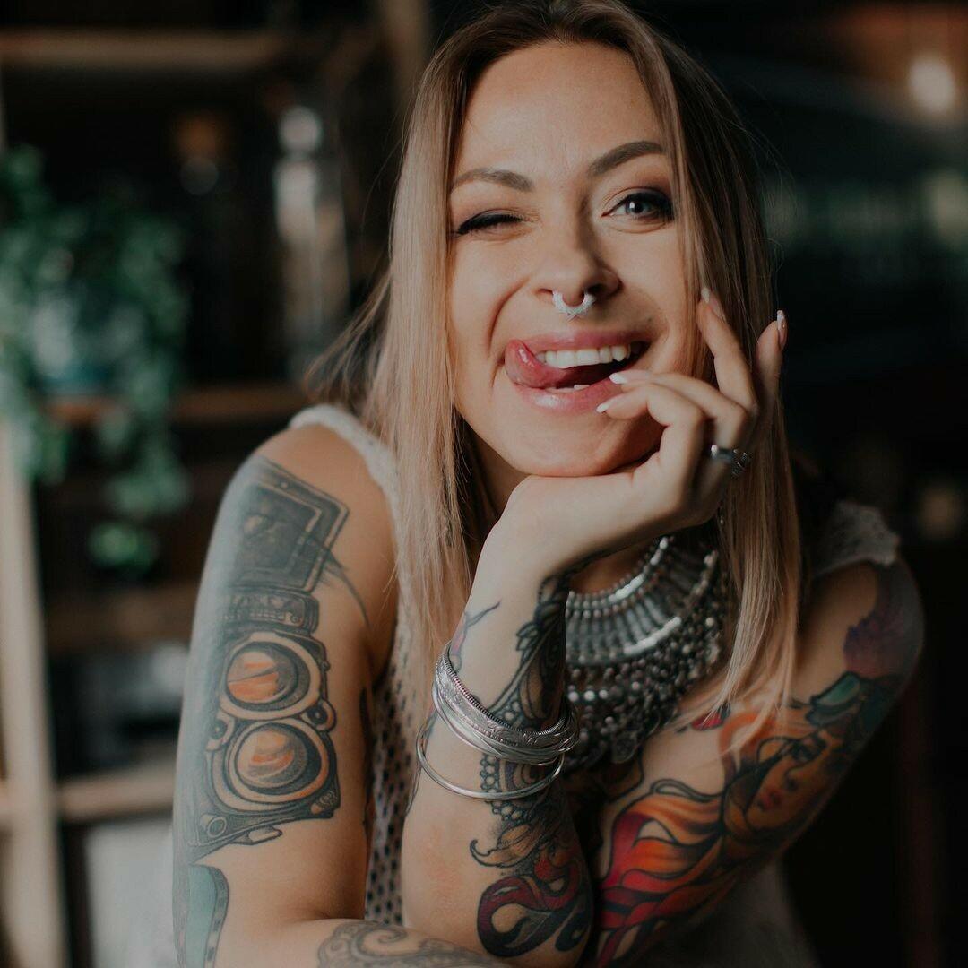 Inksearch tattoo Kateryna Zelenska