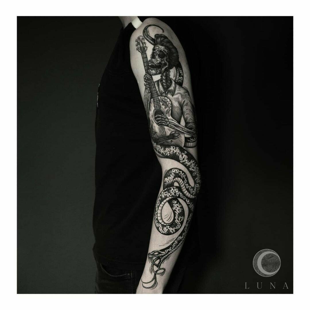 Inksearch tattoo luna tattoo