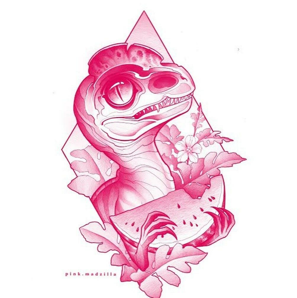 Inksearch tattoo Pink Madzilla