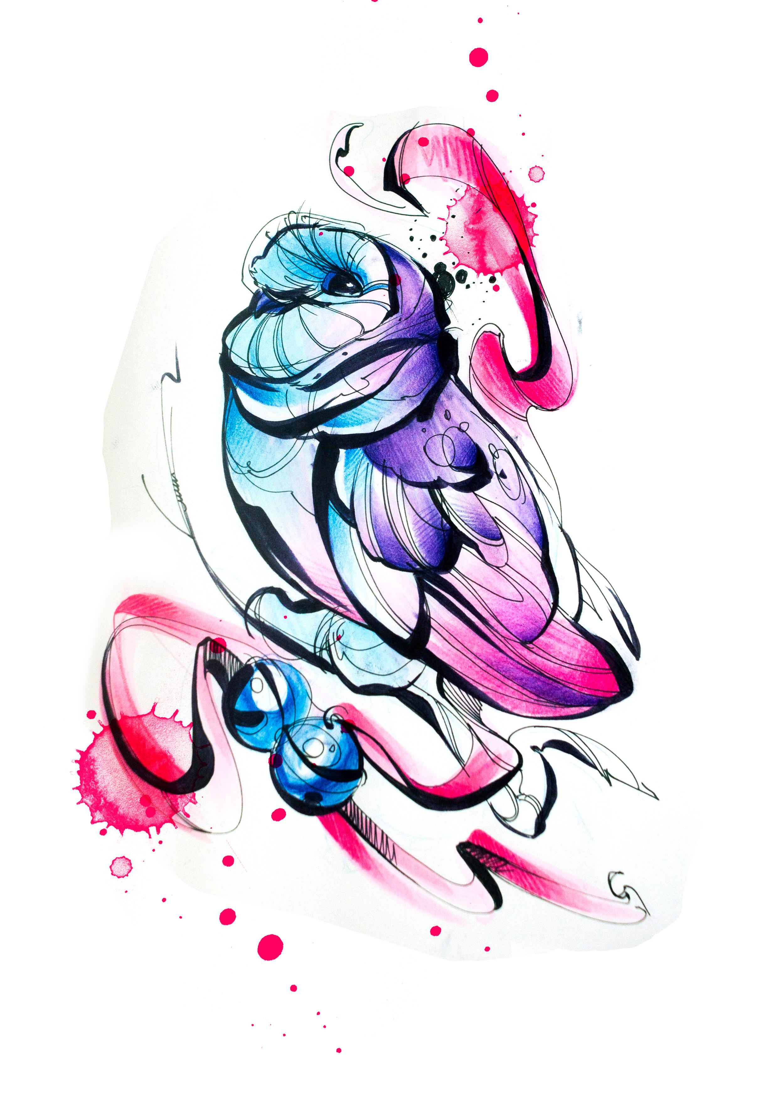 Inksearch tattoo Kateryna Zelenska