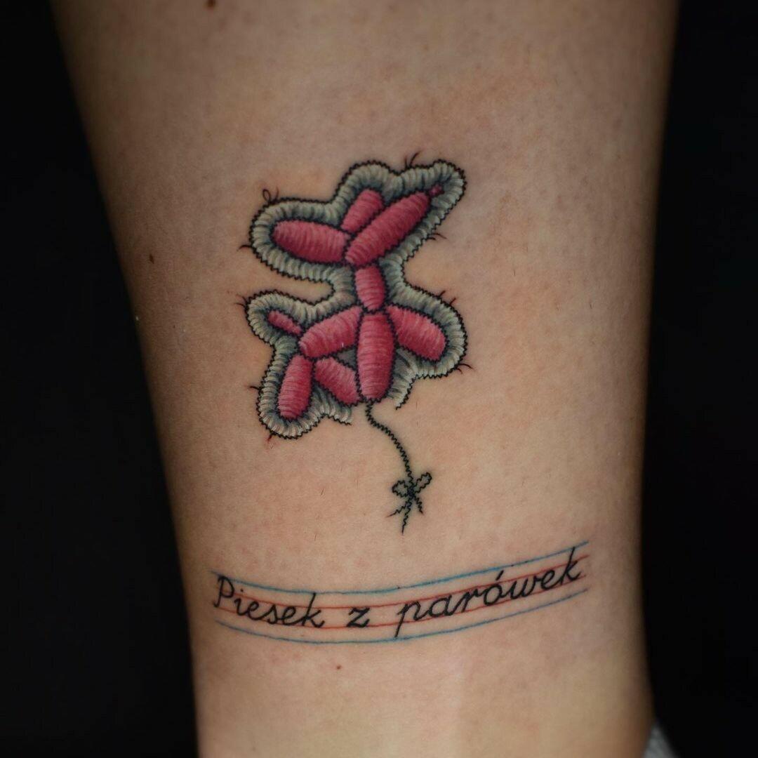 Inksearch tattoo Baba na Rowerze Tattoo