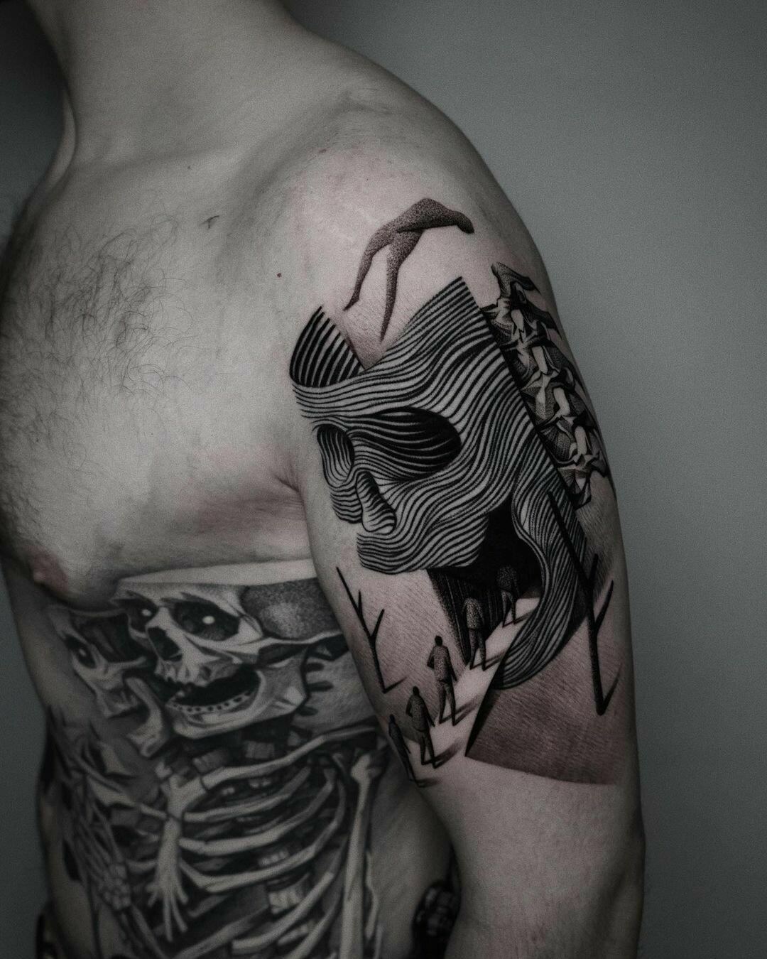 Inksearch tattoo Patryk Chybowski (Boski Tattoo)
