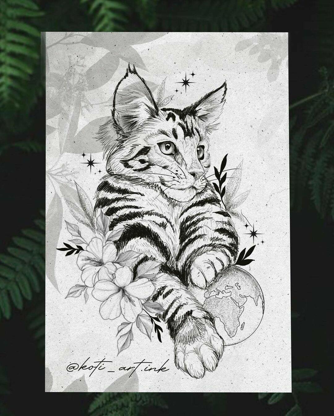 Inksearch tattoo Koti Tattoo Anna Pękala