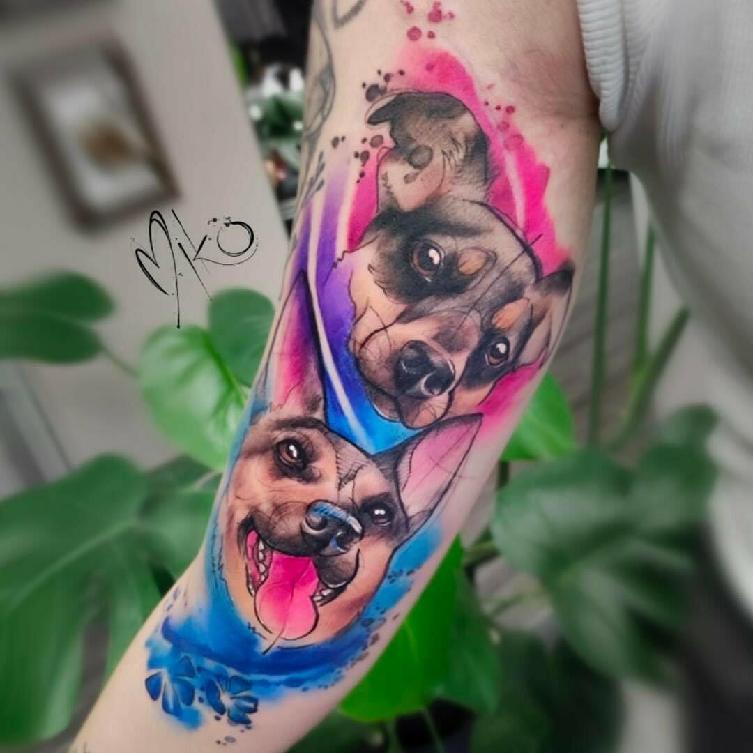 Inksearch tattoo Baba na Rowerze Tattoo