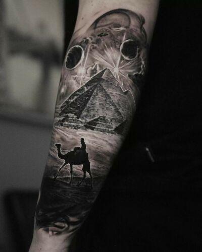 Marcin Nencek Grey eye Tattoo inksearch tattoo