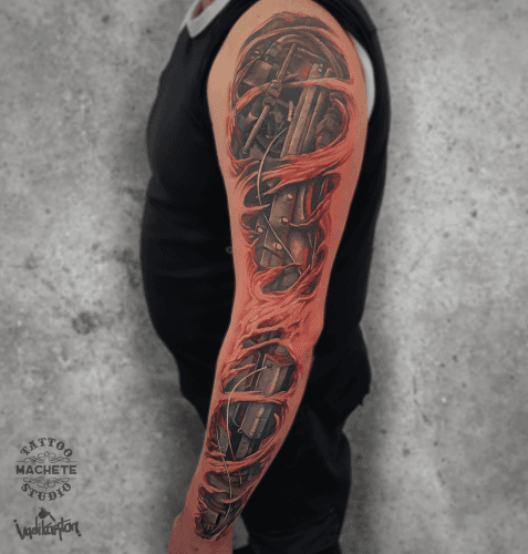 Machete Tattoo Gdynia inksearch tattoo