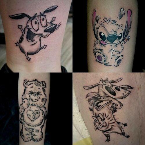 Cartoons tattoos at INKsearch