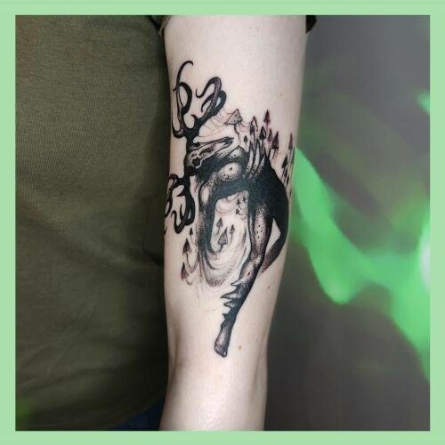Czarnorożec Tattoo inksearch tattoo