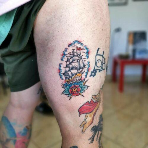 SPIKE HEAD inksearch tattoo