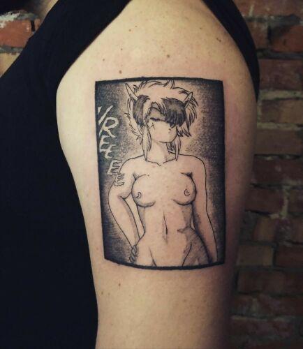 Chamski kontur inksearch tattoo