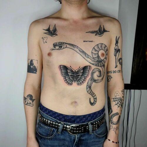 SPIKE HEAD inksearch tattoo