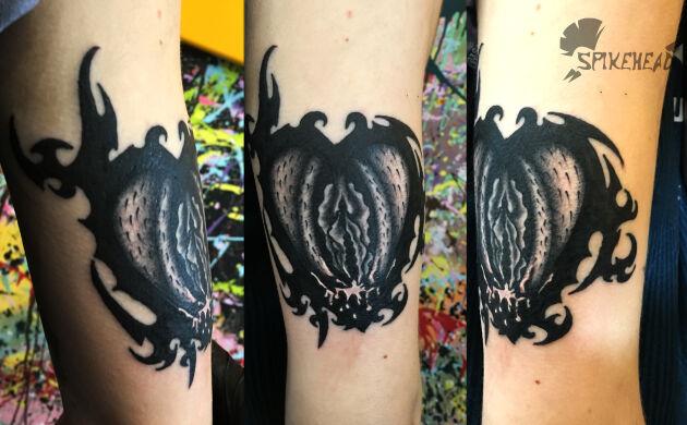 SPIKE HEAD inksearch tattoo