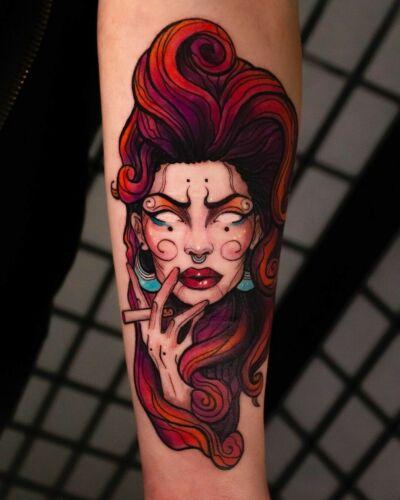 Wściekła Blondyna inksearch tattoo