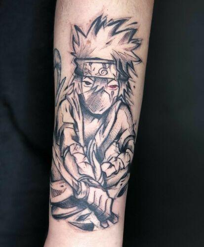 Baba na Rowerze Tattoo inksearch tattoo