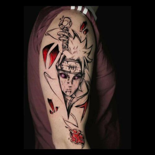 Baba na Rowerze Tattoo inksearch tattoo