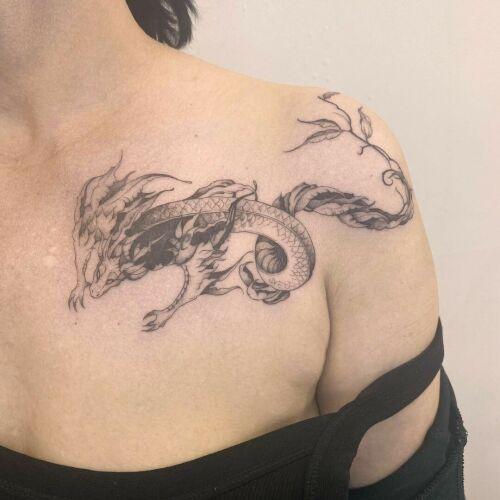 Mona Lisa Tattoo Kraków inksearch tattoo