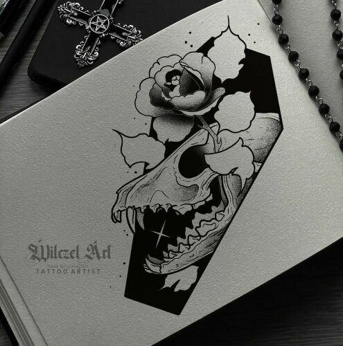 Wilczeł inksearch tattoo