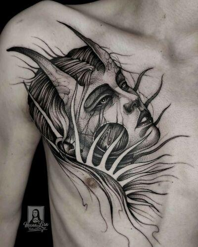 Mona Lisa Tattoo Bialystok inksearch tattoo