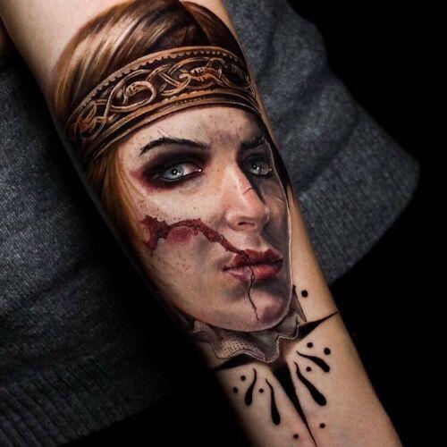 Mona Lisa Tattoo Kraków inksearch tattoo
