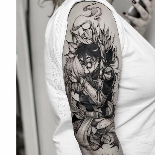 Azja inksearch tattoo