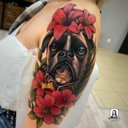 Mona Lisa Tattoo Bialystok inksearch tattoo
