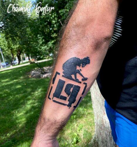 Chamski kontur inksearch tattoo