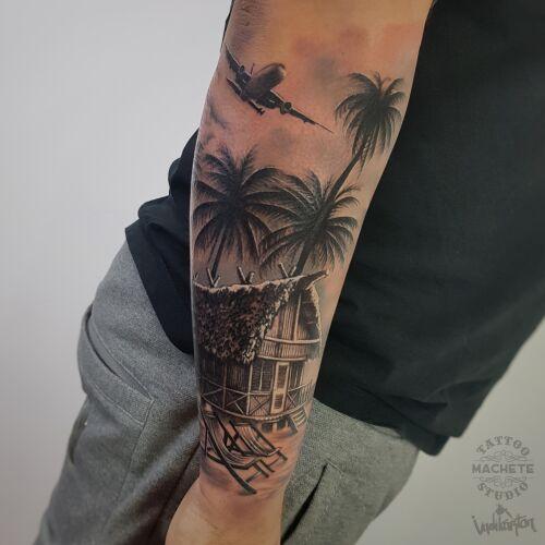 Machete Tattoo Gdynia inksearch tattoo