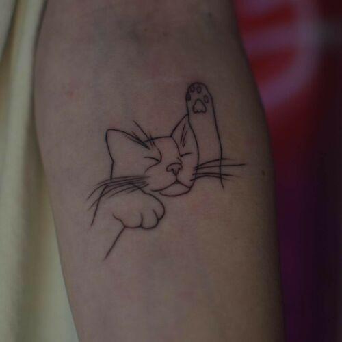 Baba na Rowerze Tattoo inksearch tattoo