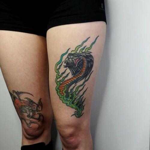 SPIKE HEAD inksearch tattoo