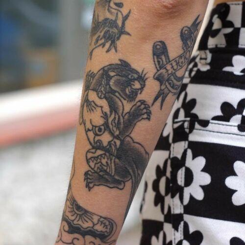 SPIKE HEAD inksearch tattoo