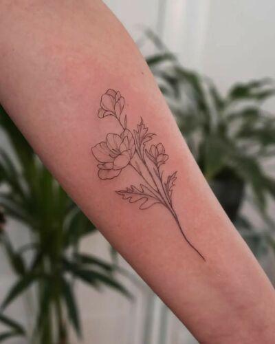 Forsycja_tattoo inksearch tattoo