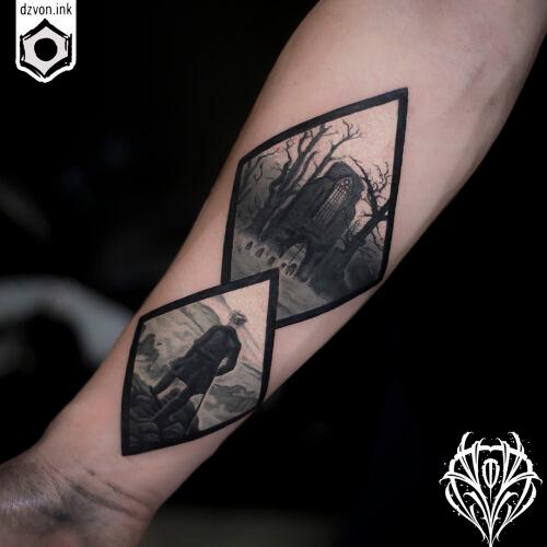 Dziary i Gitary inksearch tattoo