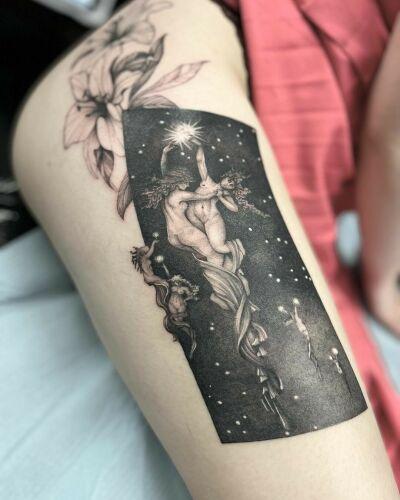Mona Lisa Tattoo Kraków inksearch tattoo