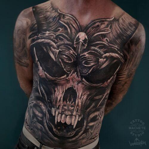 Machete Tattoo Gdynia inksearch tattoo