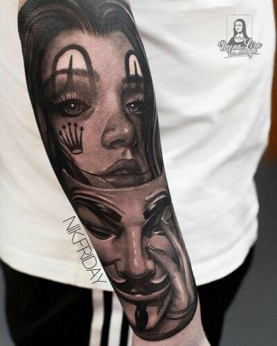 Mona Lisa Tattoo Bialystok inksearch tattoo