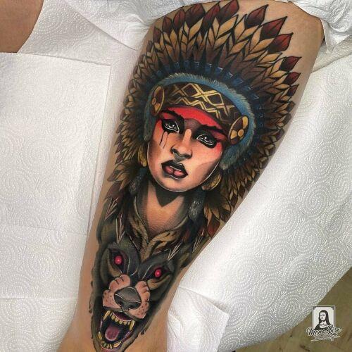 Mona Lisa Tattoo Bialystok inksearch tattoo