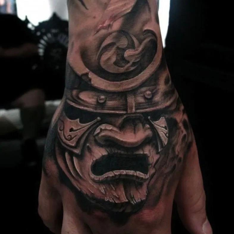 Tattoo of a Samurai Character - Symbolism