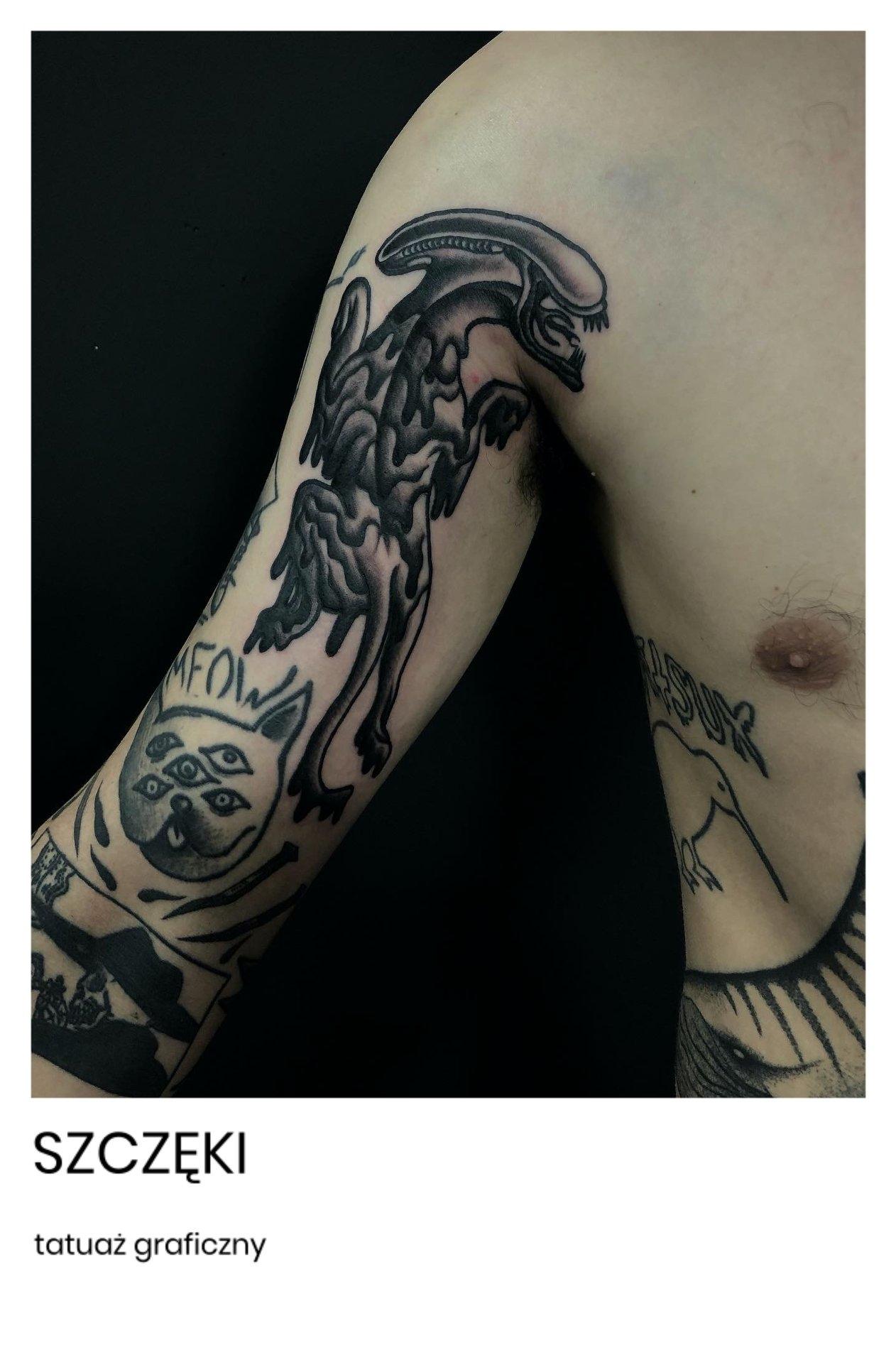 Inksearch tattoo Bartek “Szczęki” Krzyszton