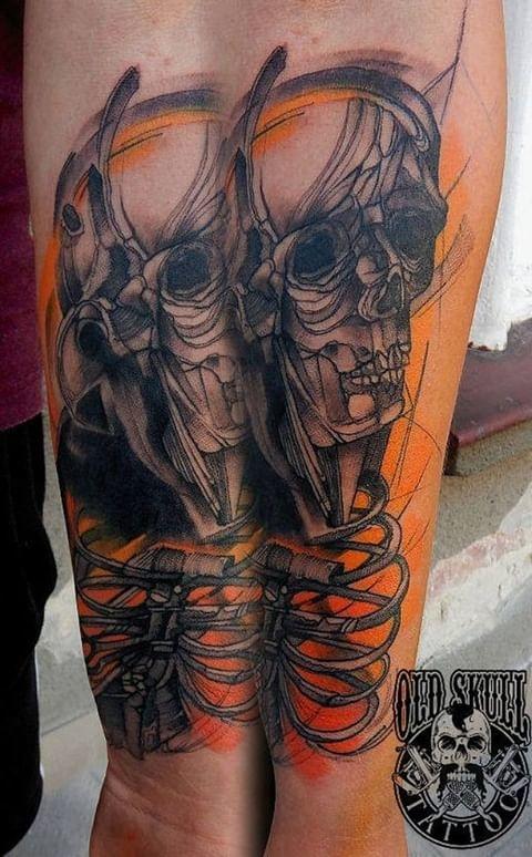 Inksearch tattoo OldSkull Tattoo Tarnów