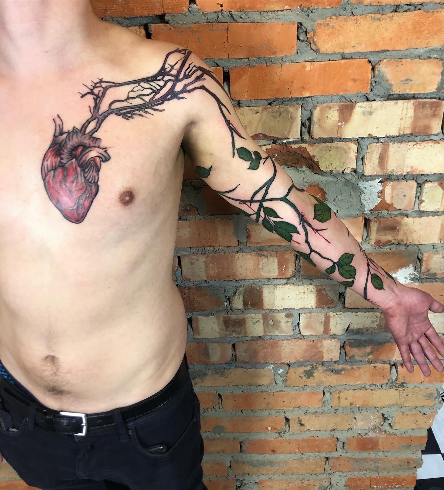 Inksearch tattoo Chamski kontur