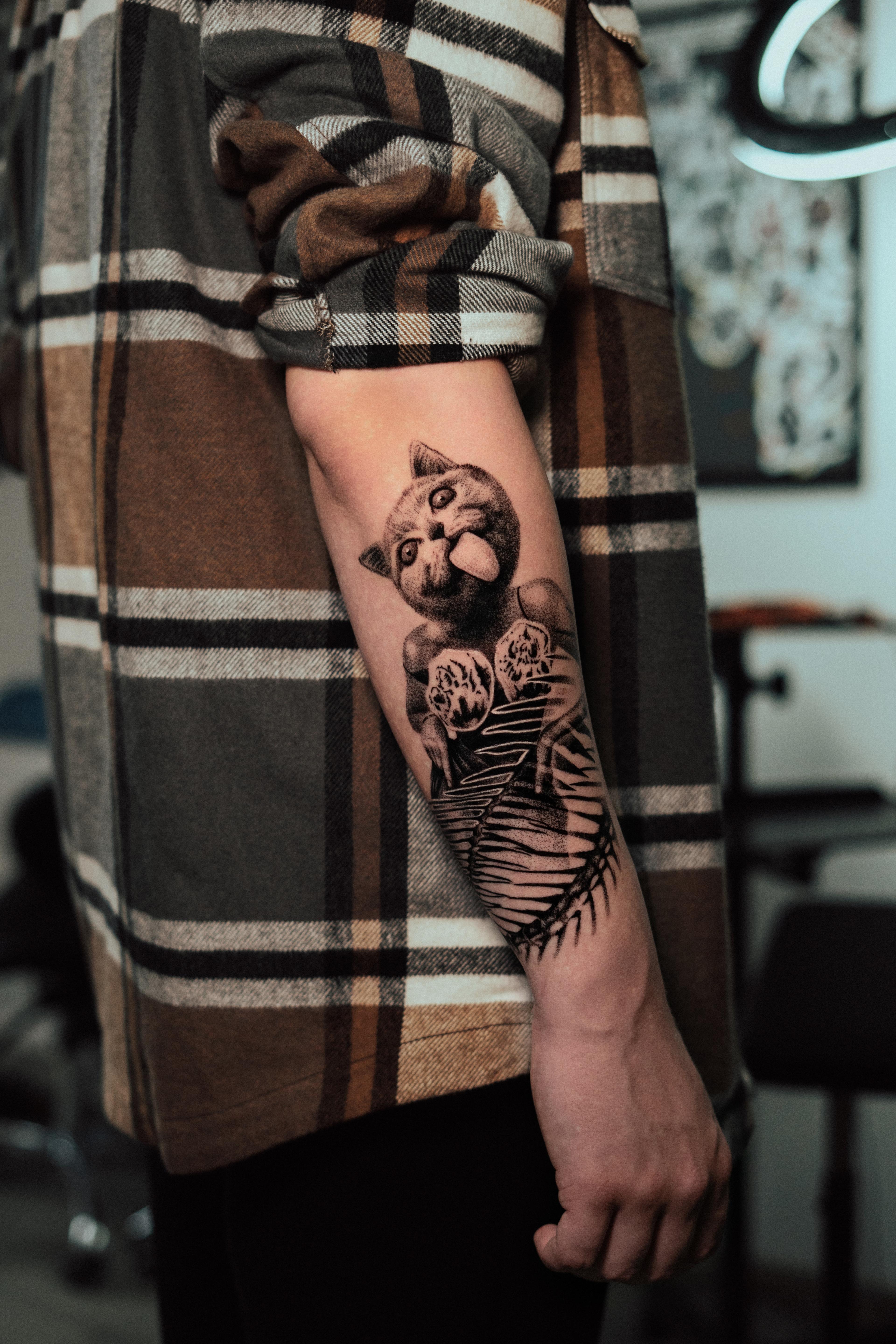 Inksearch tattoo Studio Tatuażu Gorilla