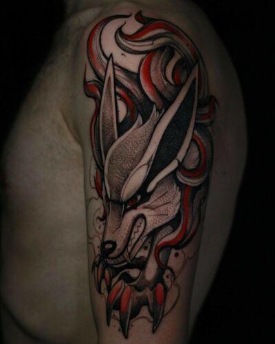Da Vinci’s Fox inksearch tattoo