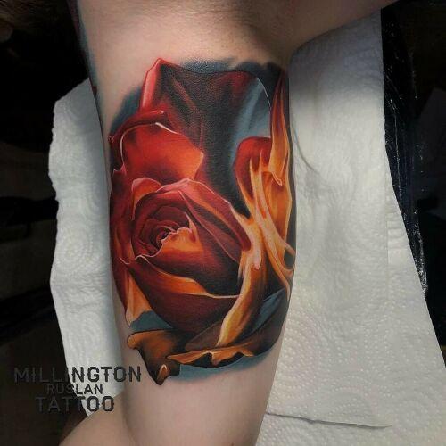 Da Vinci’s Fox inksearch tattoo
