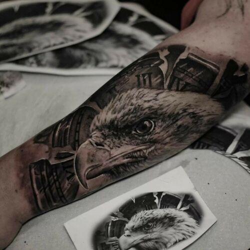 Marcin Nencek Grey eye Tattoo inksearch tattoo